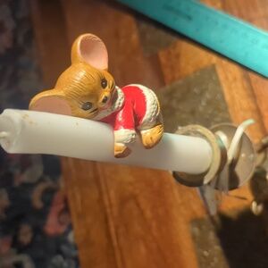 Christmas mice candle climbers
